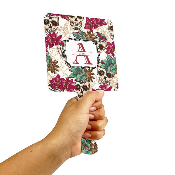 Sugar Skulls & Flowers Hand Mirrors - Alt View