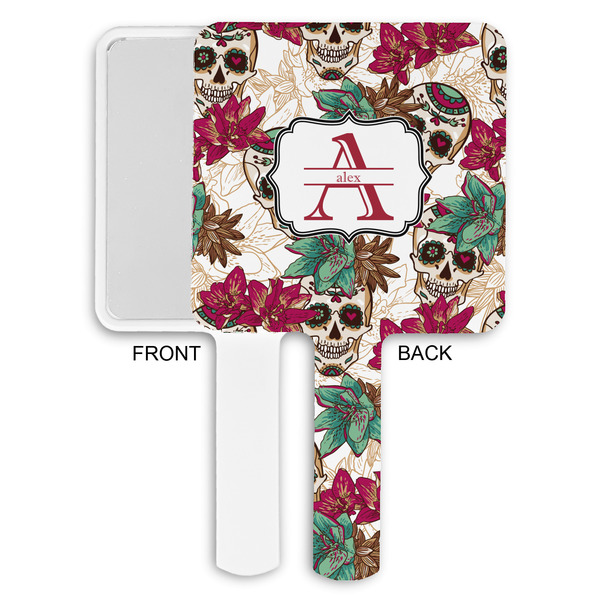 Sugar Skulls & Flowers Hand Mirrors - Approval