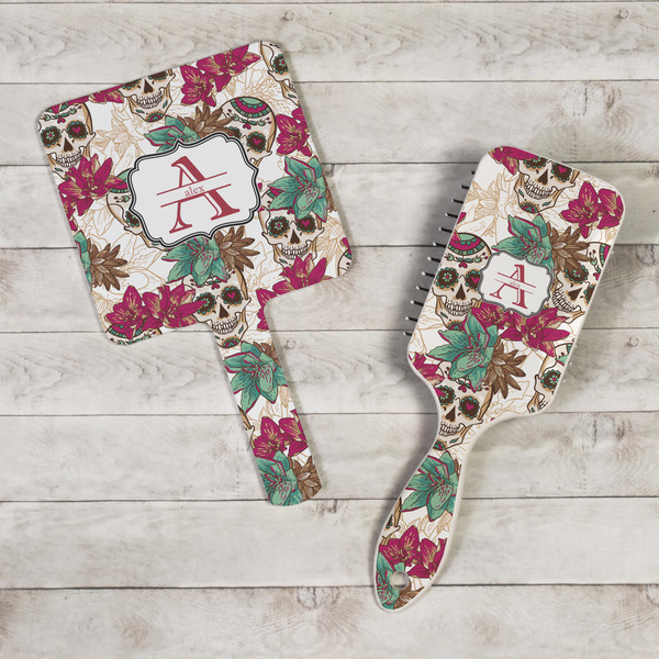 Sugar Skulls & Flowers Hand Mirrors - In Context