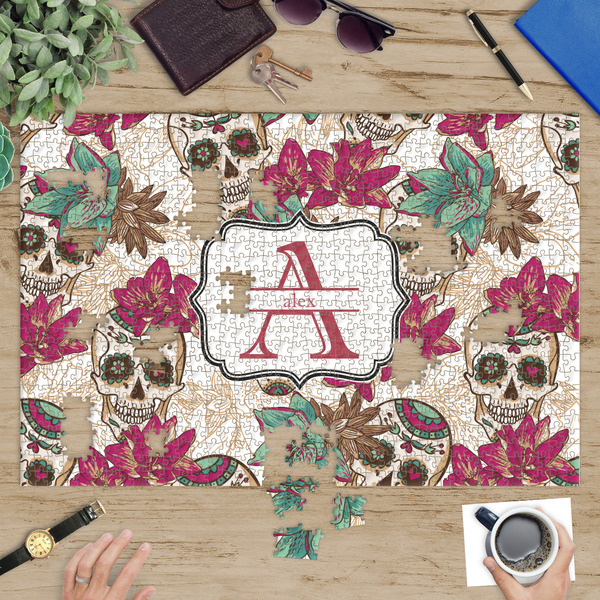 Sugar Skulls & Flowers Jigsaw Puzzle 1014 Piece - In Context