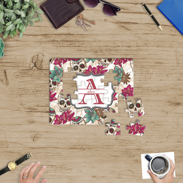 Sugar Skulls & Flowers Jigsaw Puzzle 30 Piece - In Context