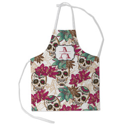 Sugar Skulls & Flowers Kid's Apron - Small (Personalized)
