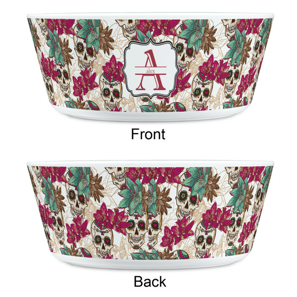 Sugar Skulls & Flowers Kids Bowls - APPROVAL