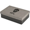 Sugar Skulls & Flowers Large Engraved Gift Box with Leather Lid - Front/Main