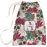 Sugar Skulls & Flowers Laundry Bag - Large (Personalized)