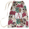 Sugar Skulls & Flowers Large Laundry Bag - Front View