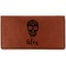 Sugar Skulls & Flowers Leatherette Checkbook Holder - Double Sided (Personalized)