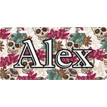 Sugar Skulls & Flowers Front License Plate (Personalized)