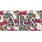 Sugar Skulls & Flowers Personalized Front License Plate