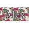 Sugar Skulls & Flowers Front License Plate (Personalized)