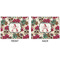 Sugar Skulls & Flowers Linen Placemat - APPROVAL (double sided)