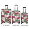 Sugar Skulls & Flowers Luggage Bags all sizes - With Handle