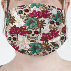 Sugar Skulls & Flowers Face Mask Cover