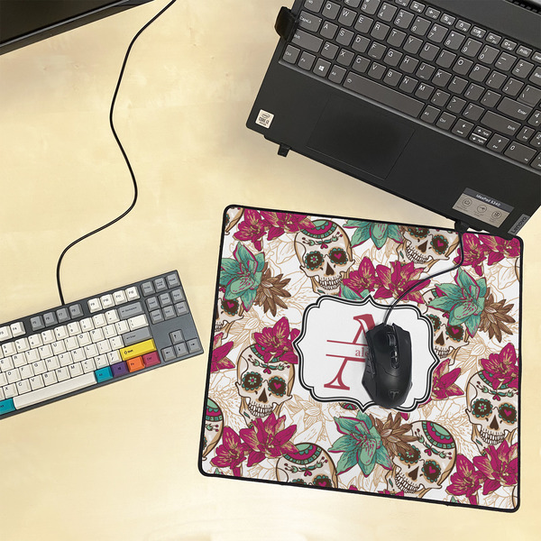 Sugar Skulls & Flowers Medium Gaming Mats - LIFESTYLE