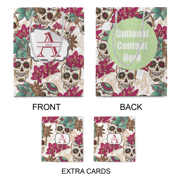 Sugar Skulls & Flowers Medium Gift Bag - Approval
