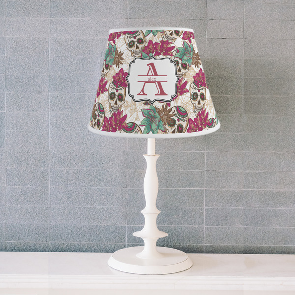 Sugar Skulls & Flowers Poly Film Empire Lampshade - Lifestyle