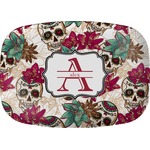 Sugar Skulls & Flowers Melamine Platter (Personalized)