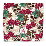 Sugar Skulls & Flowers Microfiber Dish Rag (Personalized)