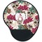 Sugar Skulls & Flowers Mouse Pad with Wrist Support - Main