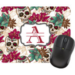 Sugar Skulls & Flowers Rectangular Mouse Pad (Personalized)
