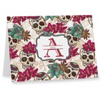 Sugar Skulls & Flowers Note cards (Personalized)