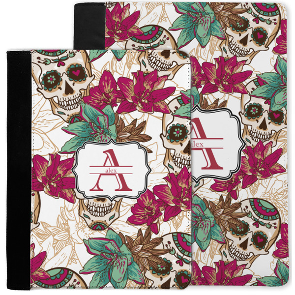Sugar Skulls & Flowers Notebook Padfolio - MAIN