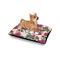 Sugar Skulls & Flowers Outdoor Dog Beds - Small - IN CONTEXT