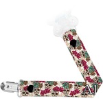 Sugar Skulls & Flowers Pacifier Clip (Personalized)