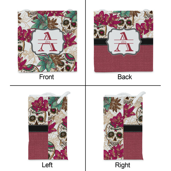 Sugar Skulls & Flowers Party Favor Gift Bag - Matte - Approval