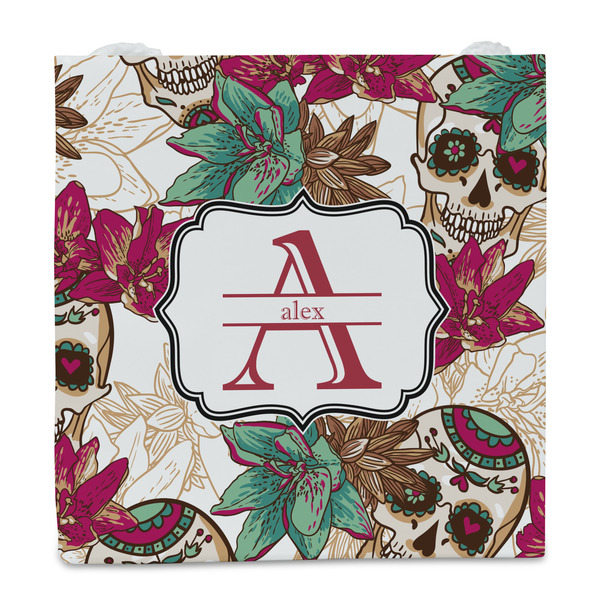 Sugar Skulls & Flowers Party Favor Gift Bag - Matte - Front