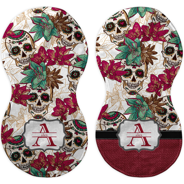 Sugar Skulls & Flowers Peanut Shaped Burps - Approval