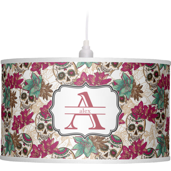 Sugar Skulls & Flowers Pendant Lamp Shade