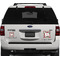 Sugar Skulls & Flowers Personalized Square Car Magnets on Ford Explorer