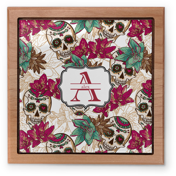 Sugar Skulls & Flowers Pet Urn - Apvl