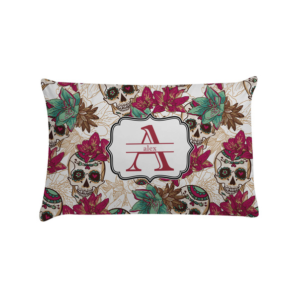Custom Sugar Skulls & Flowers Pillow Case - Standard (Personalized)
