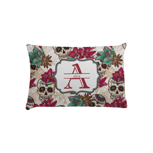 Custom Sugar Skulls & Flowers Pillow Case - Toddler (Personalized)
