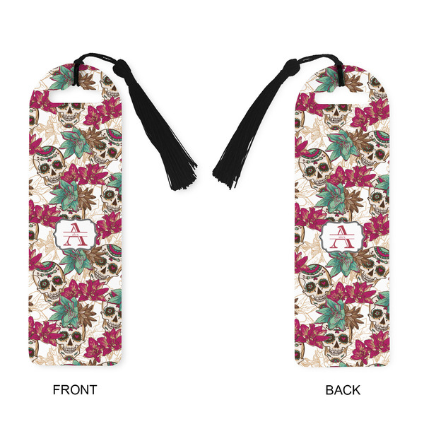 Sugar Skulls & Flowers Plastic Bookmarks - Approval