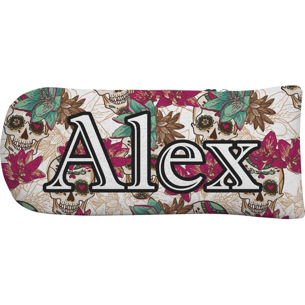 Sugar Skulls & Flowers Putter Cover (Front)