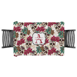 Sugar Skulls & Flowers Tablecloth - 58"x58" (Personalized)