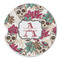 Sugar Skulls & Flowers Sandstone Car Coaster - Single (Personalized)