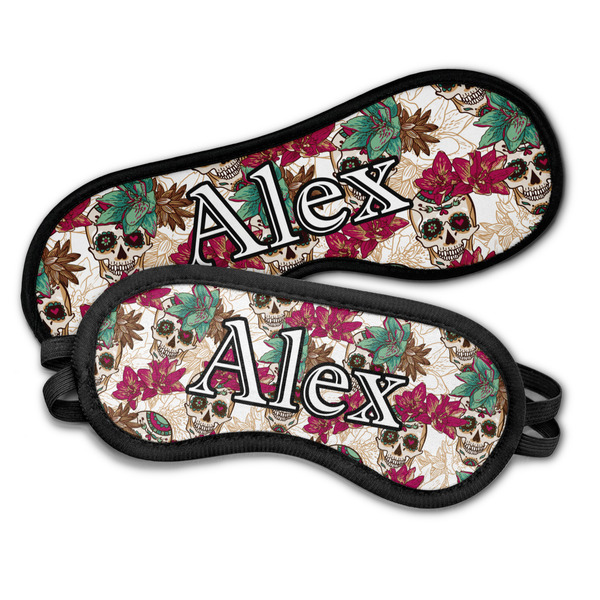 Sugar Skulls & Flowers Sleeping Eye Masks - PARENT