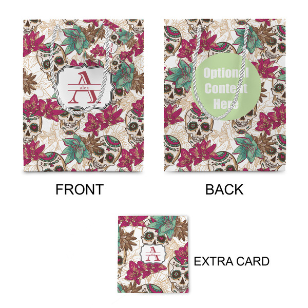 Sugar Skulls & Flowers Small Gift Bag - Approval