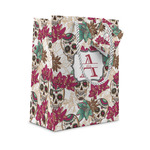 Sugar Skulls & Flowers Small Gift Bag (Personalized)