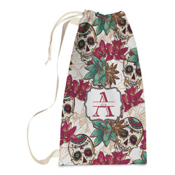 Sugar Skulls & Flowers Laundry Bags - Small (Personalized)