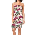 Sugar Skulls & Flowers Spa / Bath Wrap (Personalized)