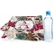 Sugar Skulls & Flowers Sports Towel Folded with Water Bottle