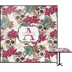 Sugar Skulls & Flowers Square Table Top (Personalized)