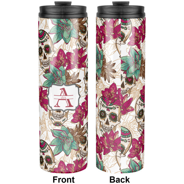 Sugar Skulls & Flowers Stainless Steel Tumbler 20 Oz - Approval
