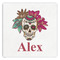 Sugar Skulls & Flowers Paper Dinner Napkins (Personalized)