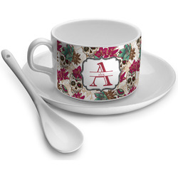 Sugar Skulls & Flowers Tea Cup (Personalized)